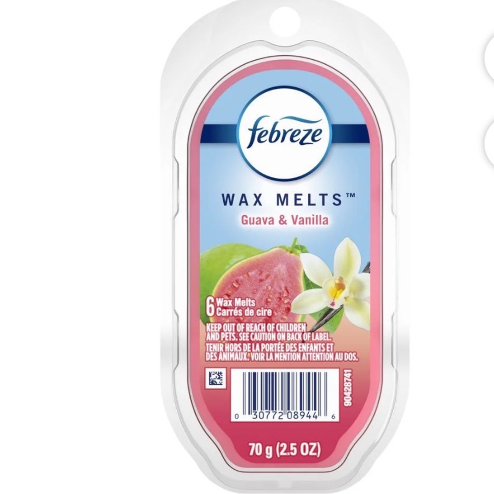 (2Pack) Febreze Guava & Vanilla Scented Wax Melts
